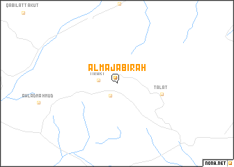 map of Al Majābirah