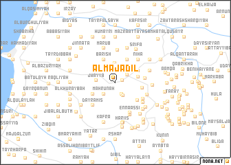map of Al Majādil