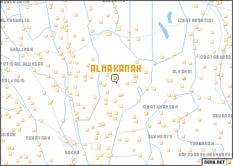 map of Al Makanah