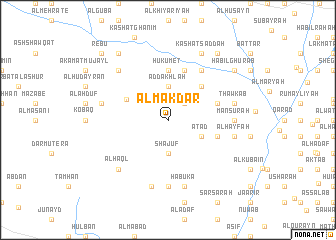 map of Al Makdar