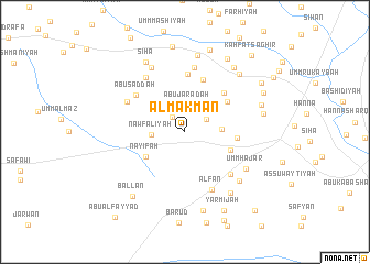 map of Al Makman