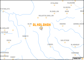 map of Al Malaḩah