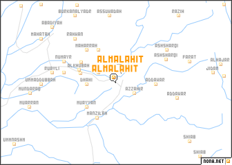 map of Al Malāḩiţ