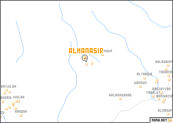 map of Al Manāşīr