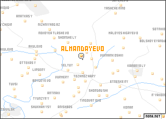 map of Almandayevo