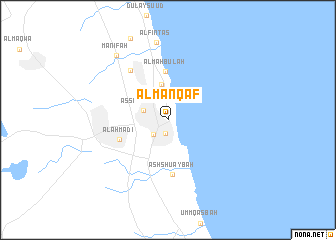 map of Al Manqaf