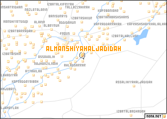 map of Al Manshīyah al Jadīdah