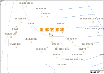 map of Al Manşūrāb