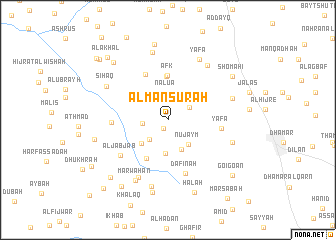 map of Al Manşūrah