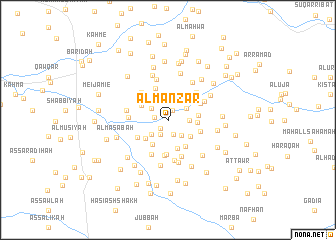 map of Al Manz̧ar