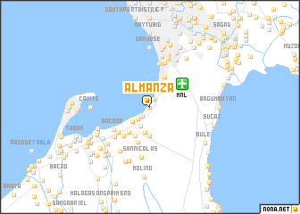 map of Almanza