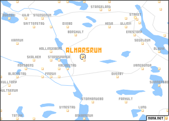 map of Älmarsrum