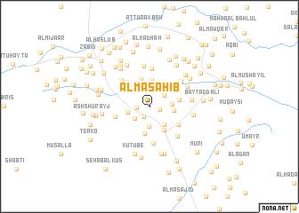 map of Al Masāḩīb