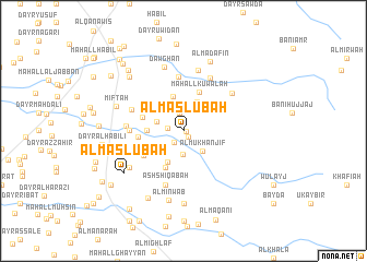 map of Al Maşlūbah