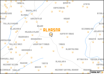 map of Al Maşna‘