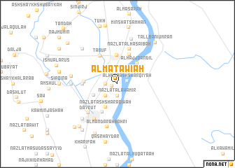 map of Al Maţāwi‘ah