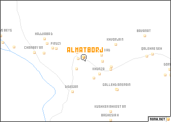 map of Ālmāt Borj