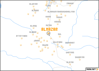 map of Al Mazār