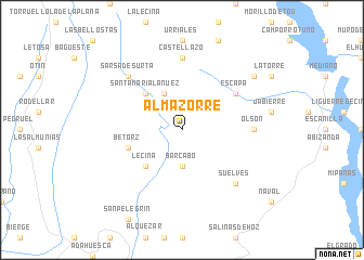 map of Almazorre