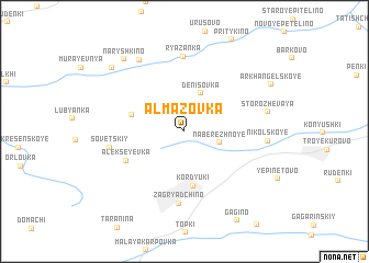 map of Almazovka