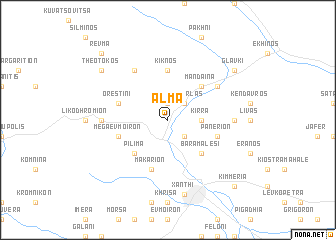 map of Álma