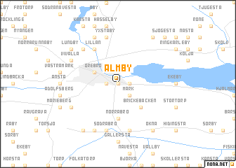 map of Almby