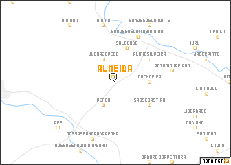 map of Almeida