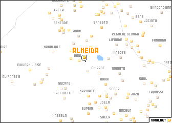 map of Almeida