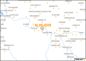 map of Almejero