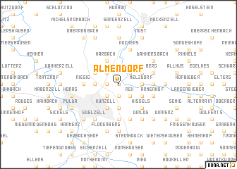 map of Almendorf