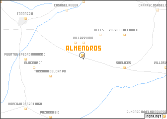 map of Almendros