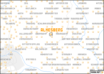 map of Almesberg