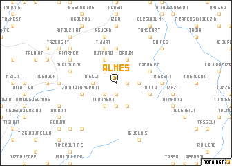 map of Almes