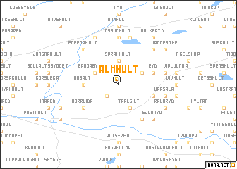 map of Älmhult