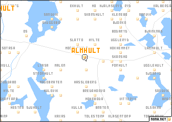 map of Älmhult