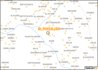 map of Al Miḩdājah