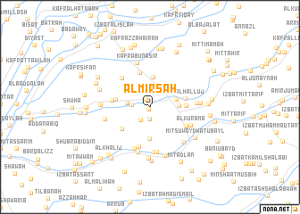 map of Al Mirsāh