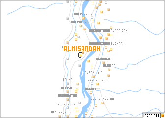 map of Al Misāndah