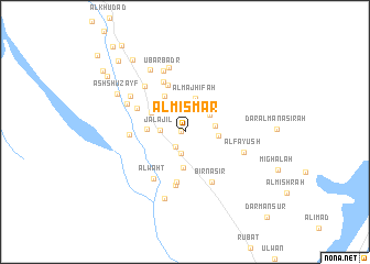 map of Al Mismār