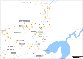 map of Almorzadero