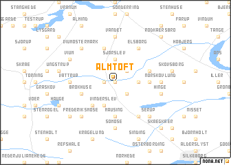 map of Almtoft