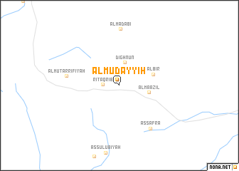 map of Al Muḑayyiḩ