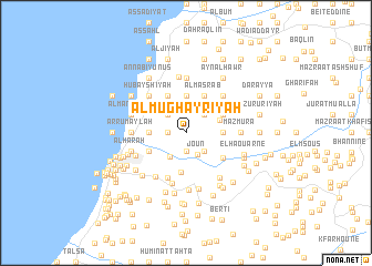 map of Al Mughayrīyah