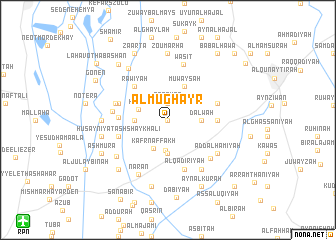 map of Al Mughayr