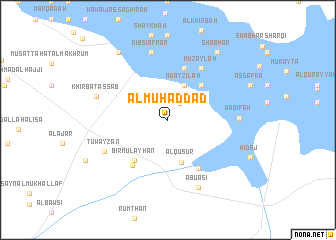 map of Al Muḩaddad