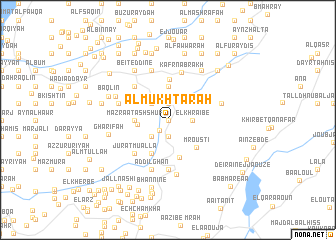 map of Al Mukhtārah