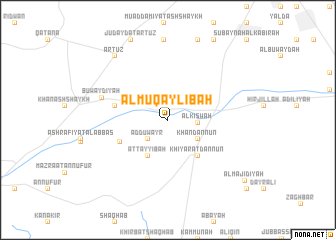 map of Al Muqaylībah