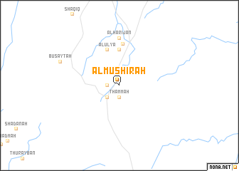 map of Al Mushīrah