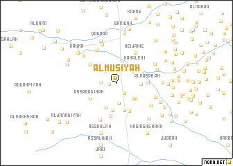 map of Al Mūsīyah