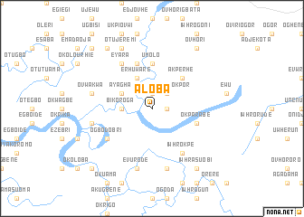 map of Aloba